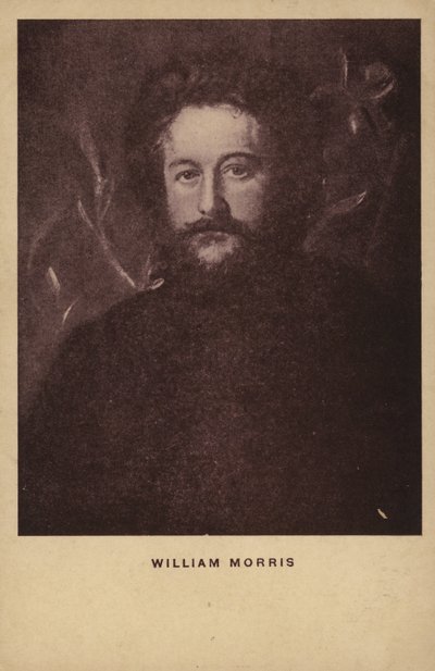 William Morris (1834-1896), engelsk textildesigner, konstnär och författare (litografi) av English School
