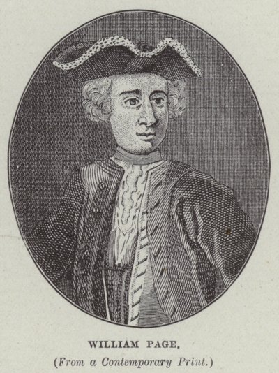 William Page (gravyr) av English School
