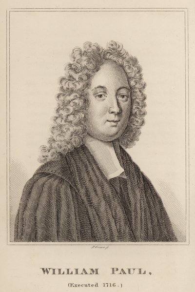 William Paul, avrättad 1716 av English School