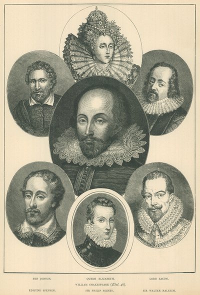 William Shakespeare och hans samtida av English School