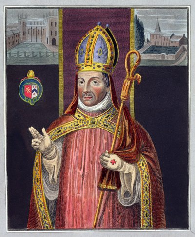 William av Wykeham (1325-1404) av English School