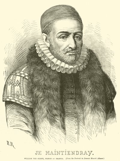 William the Silent, Prince of Orange (gravyr) av English School