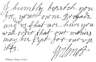 Wilmot, Henry, Lord av English School