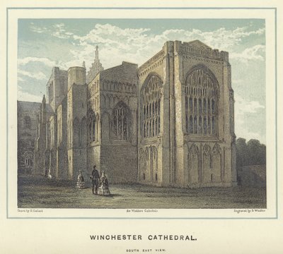 Winchester Cathedral, sydostvy av English School