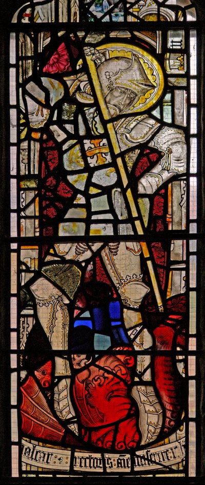 Window Ew föreställande St George av English School