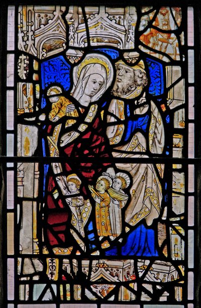 Window Ew föreställande St Mary Cleopas, Alphaeus och deras barn av English School