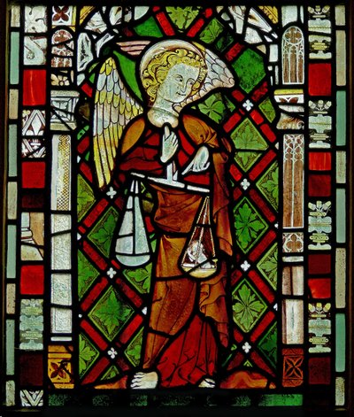 Window Ew föreställande St Michael av English School