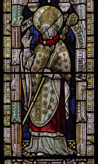 Window Ew föreställande St Thomas of Hereford av English School