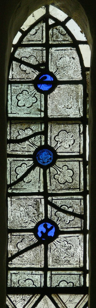 Fenster N4 mit Grisaille von English School