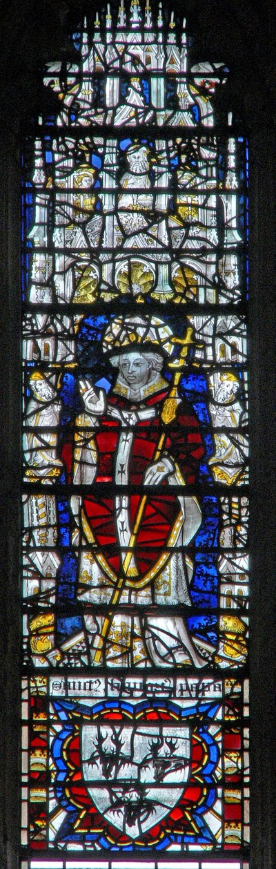 Fenster c18, Erzbischof darstellend von English School