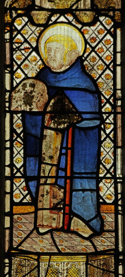 Fenster n3 mit St. Mewbred von Cardinham von English School