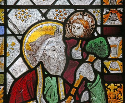 Fönster n5 föreställande St Christopher av English School