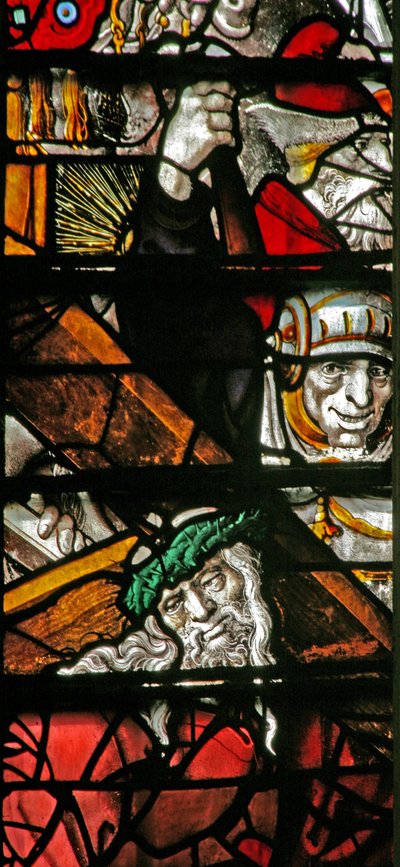 Fönster w13 som visar Via Crucis av English School