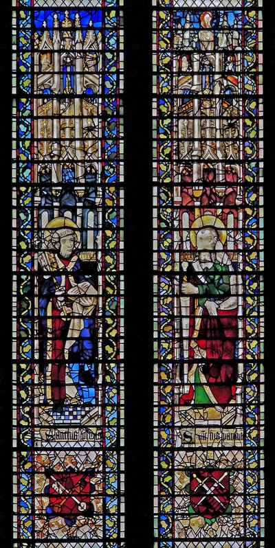 Fönster w71 föreställande St Peter och St Paul av English School