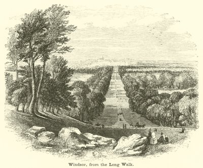 Windsor, från Long Walk av English School