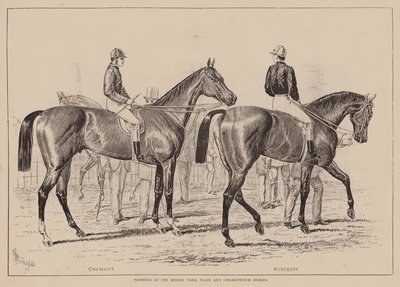 Gewinner der Middle Park Plate und Caesarewitch Stakes (Gravur) von English School