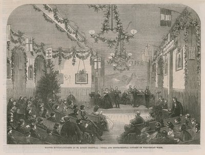 Vinterunderhållning på St Lukes Hospital av English School
