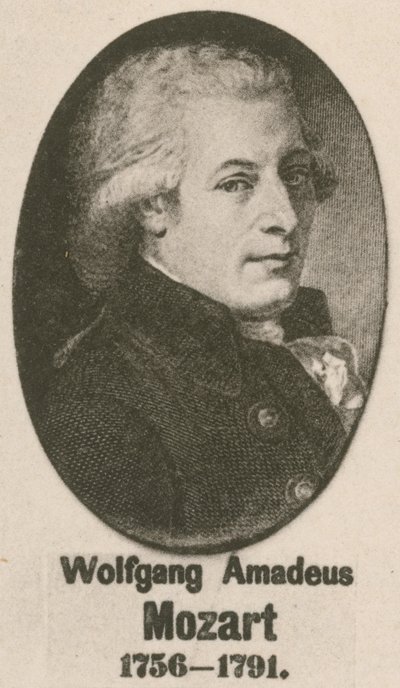 Wolfgang Amadeus Mozart (gravyr) av English School
