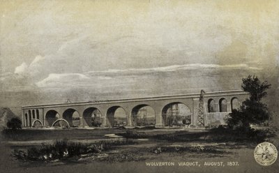 Wolverton Viaduct, augusti 1837 av English School