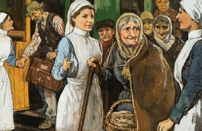 Kvinnor som sjuksköterskor i första världskriget av English School