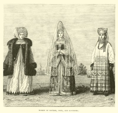 Kvinnor från Koursk, Orel och Kostroma av English School