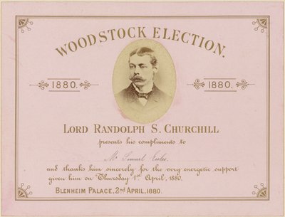 Woodstock val 1880 av English School