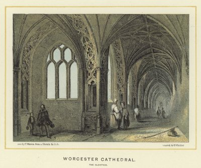 Worcester Cathedral, klostret av English School