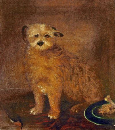 Wordsworths Dog, Pepper, ca 1806-20 av English School