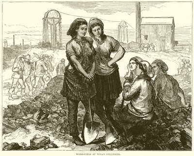 Work-Girls på Wigan Collieries av English School