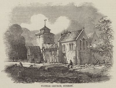Wotton Church, Surrey (gravyr) av English School