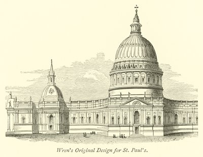 Wrens originaldesign för St Pauls av English School