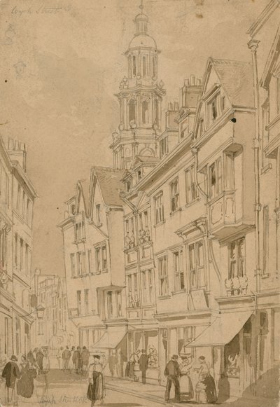 Wych Street, London (wc på papper) av English School