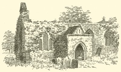 Wycliffe-kyrkan (gravyr) av English School