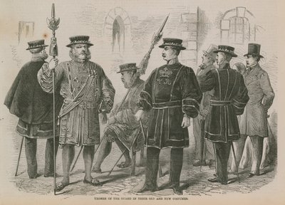 Yeomen of the Guard i sina gamla och nya kostymer av English School