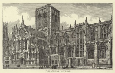 York Cathedral, södra sidan av English School