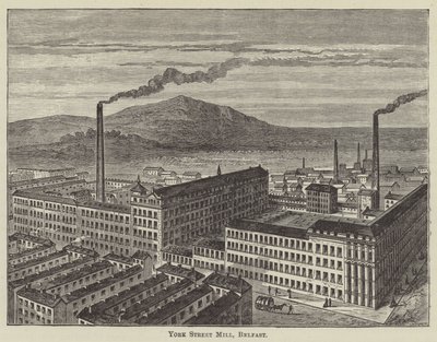 York Street Mill, Belfast (gravyr) av English School