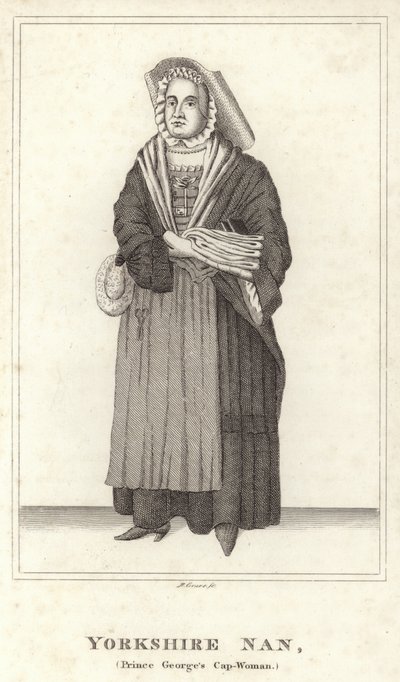 Yorkshire Nan, Prince Georges Cap-Woman av English School