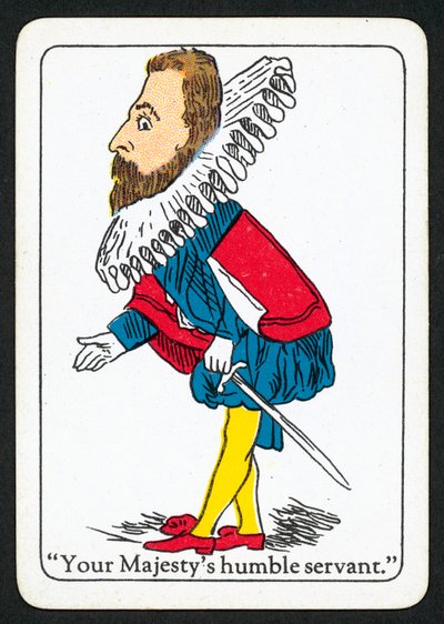 Ers Majestäts ödmjuke tjänare (färg litho) av English School