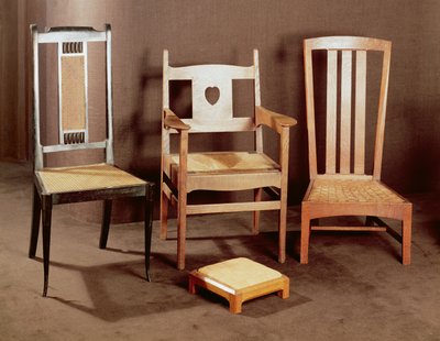 Arts and Crafts stolar, ca 1896-1925 av English School English School