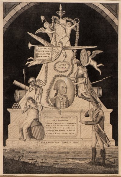 Sorgestycke för George Washington av Enoch G. Gridley