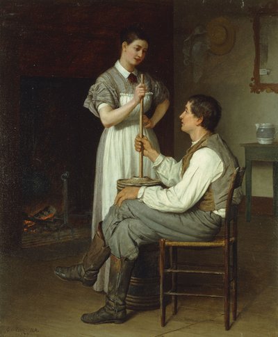 Den hjälpande handen, 1877 av Enoch Wood Perry