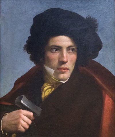 Porträtt av Tommaso Bandini, ca 1830 (olja på duk) av Enrico Bandini