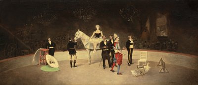 Cirkusscen, ca 1890 av Enrique Atalaya González