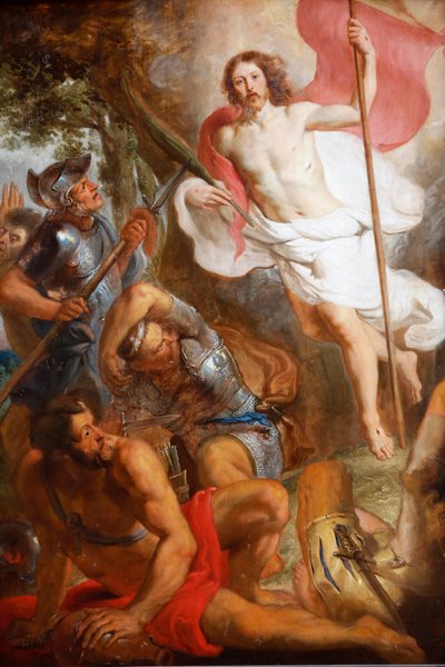 Kristi uppståndelse av Erasme II Quellin av Erasmus II Quellinus