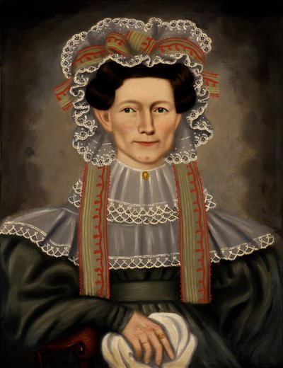 Lady of Squire Williams House, ca. 1829. av Erastus Salisbury Field