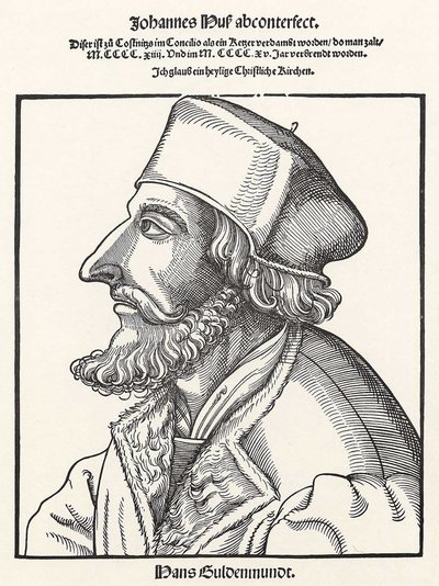 John Hus av Erhard Schon