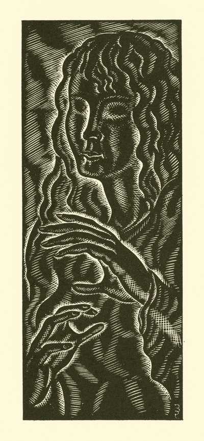 Blind tjej av Eric Gill