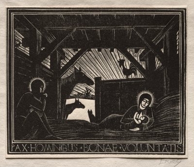 Julklappar: Dawn av Eric Gill