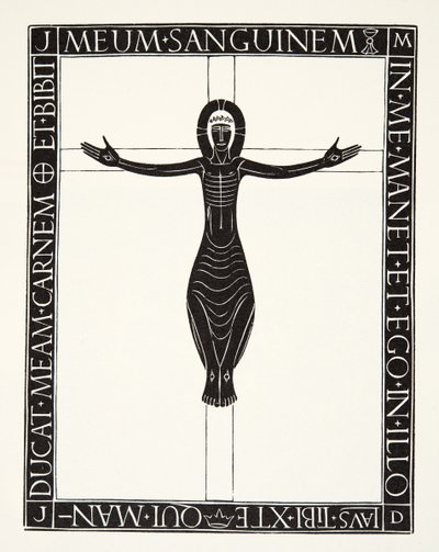 Krucifix av Eric Gill