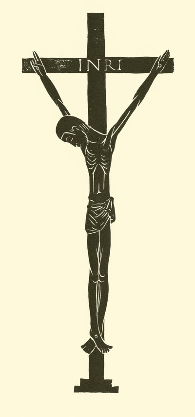 Krucifix av Eric Gill